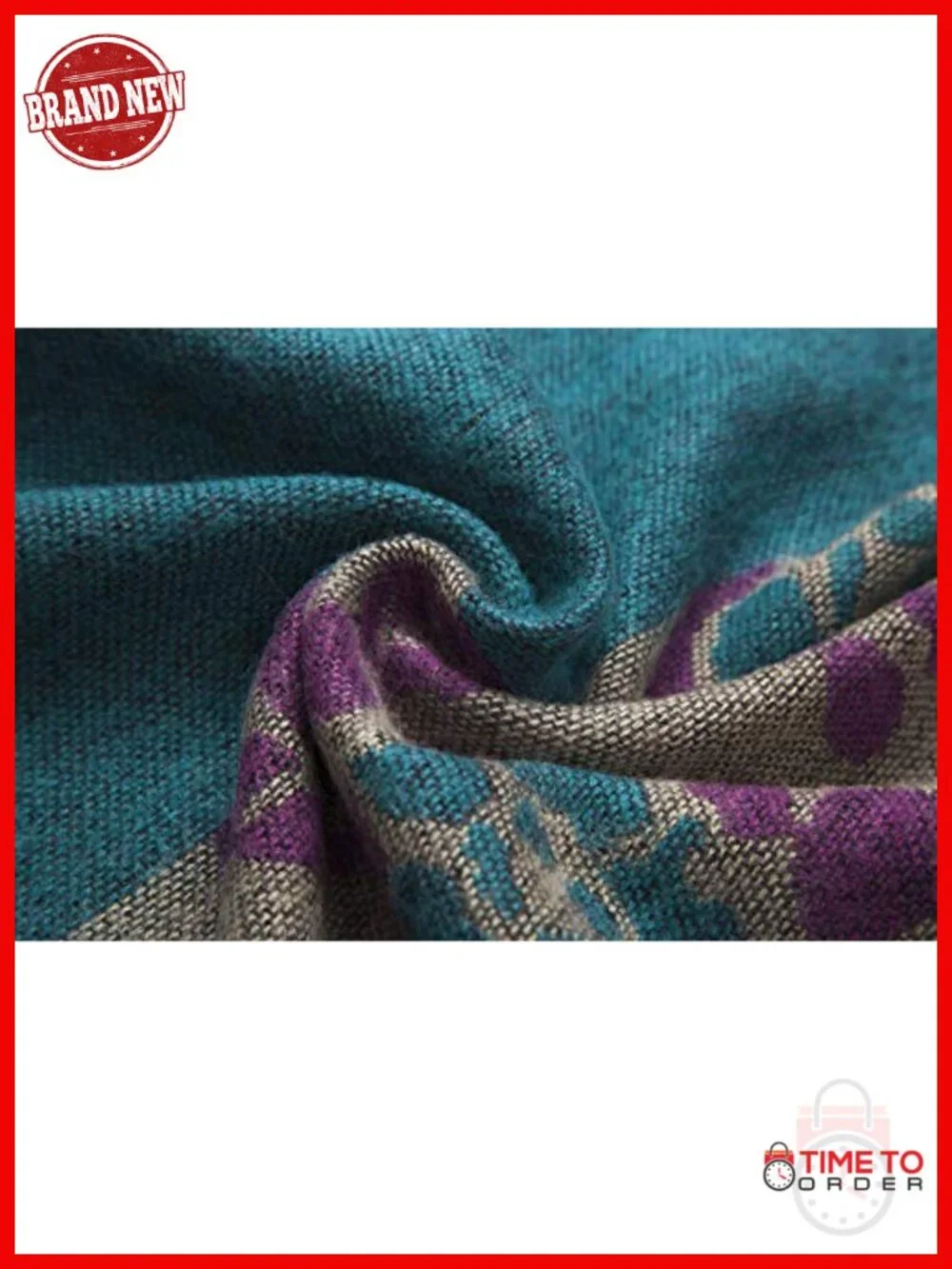 Color Block Shawl Wrap Open Front Poncho Cape - Knit Sleeveless